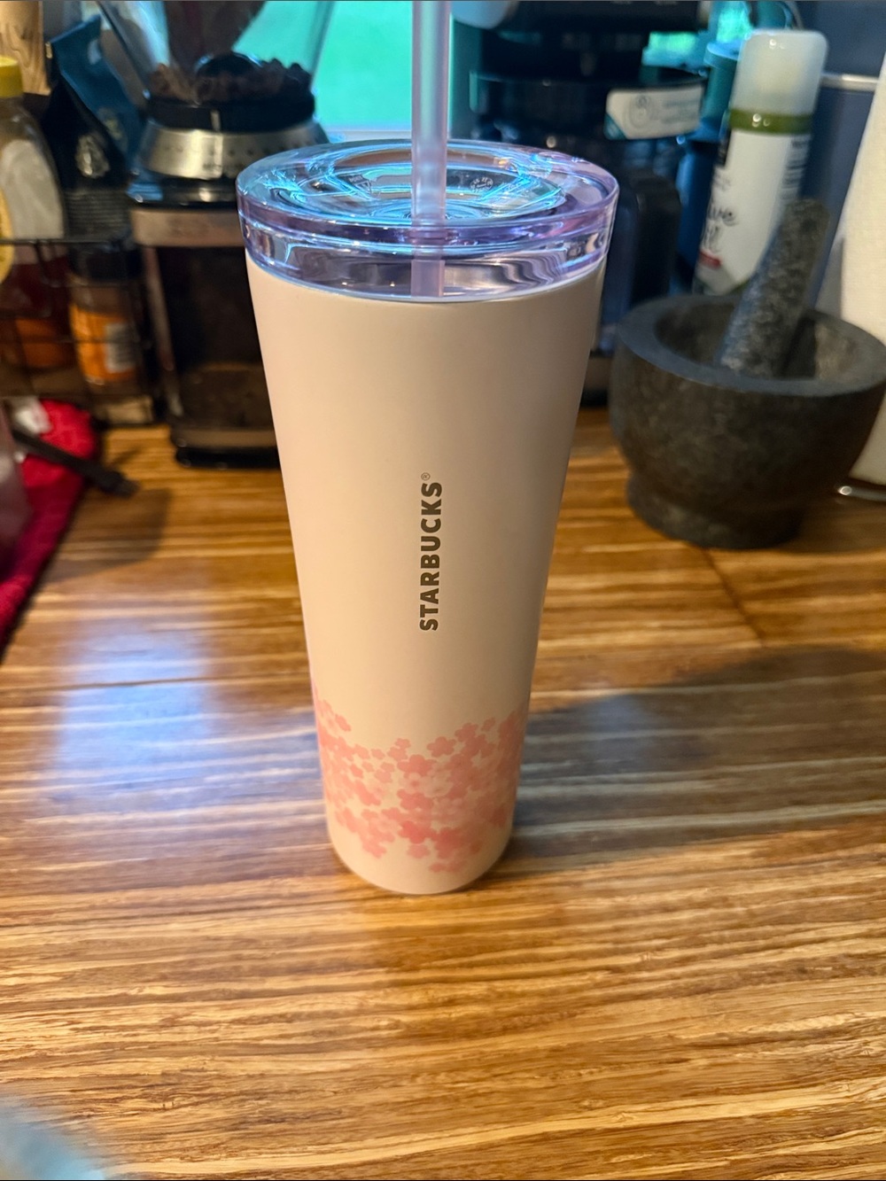 Starbucks Pink Cherry Blossoms Tumbler